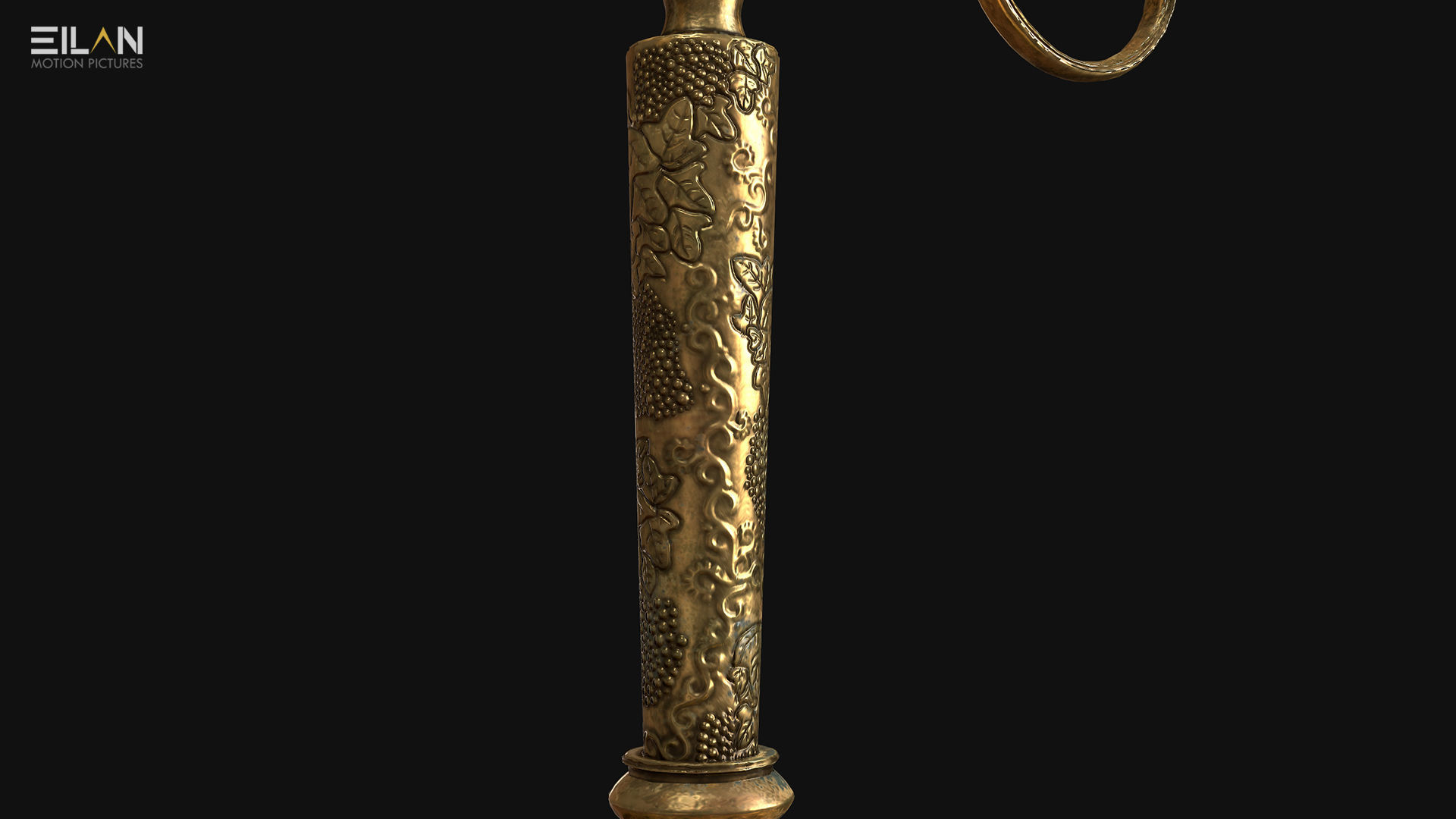 Antique Candle Tree - PBR 3D model_4