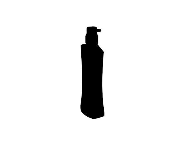 Shampoo sunsilk bottle Low-poly 3D model_4