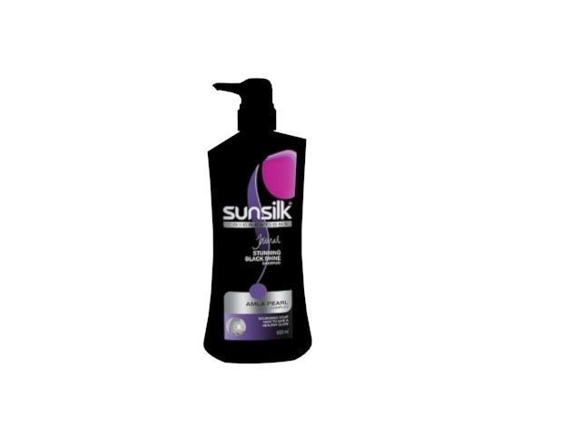 Shampoo sunsilk bottle Low-poly 3D model_1