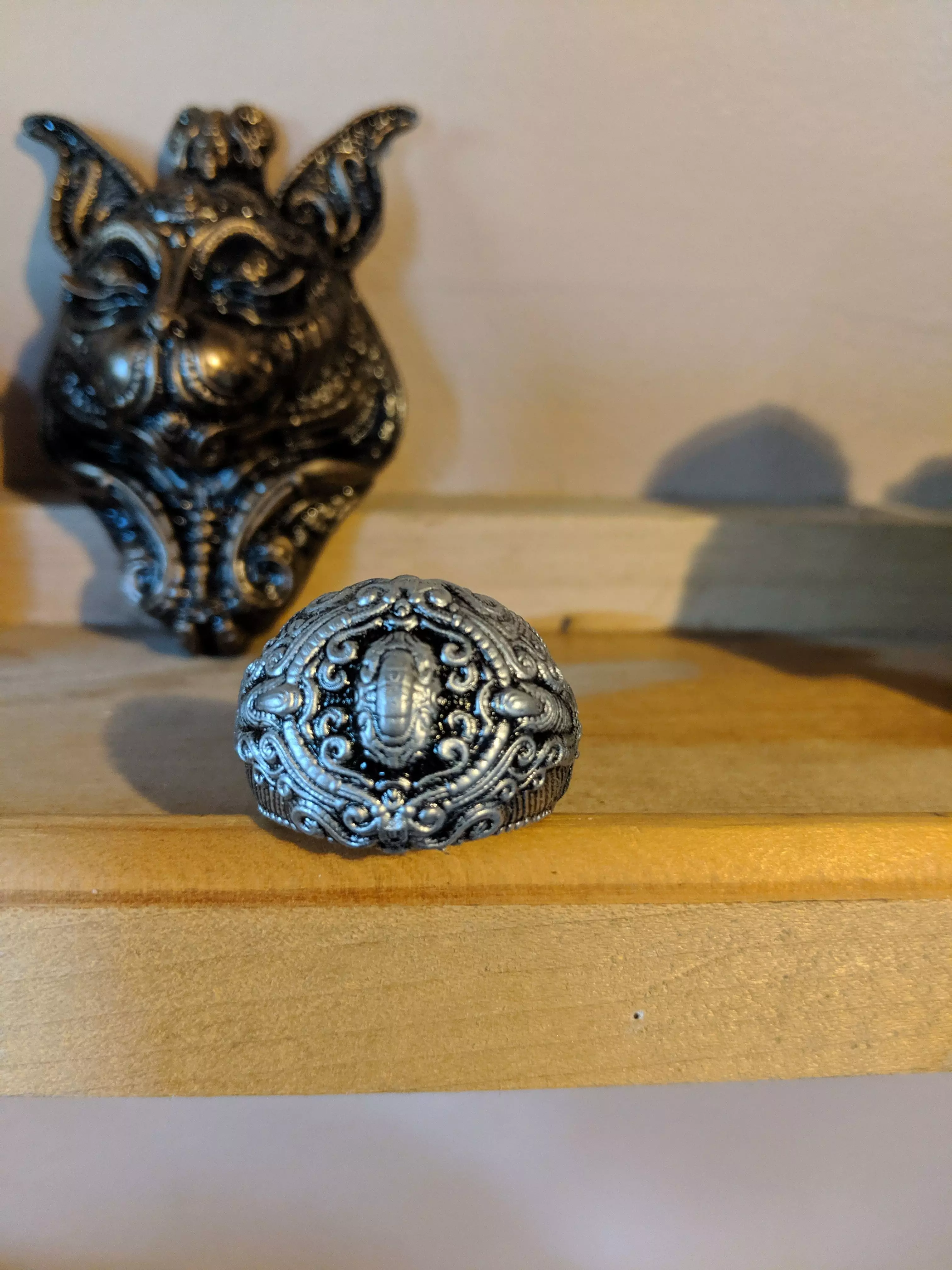 Decorative ring and wall plaque  3D print model_0