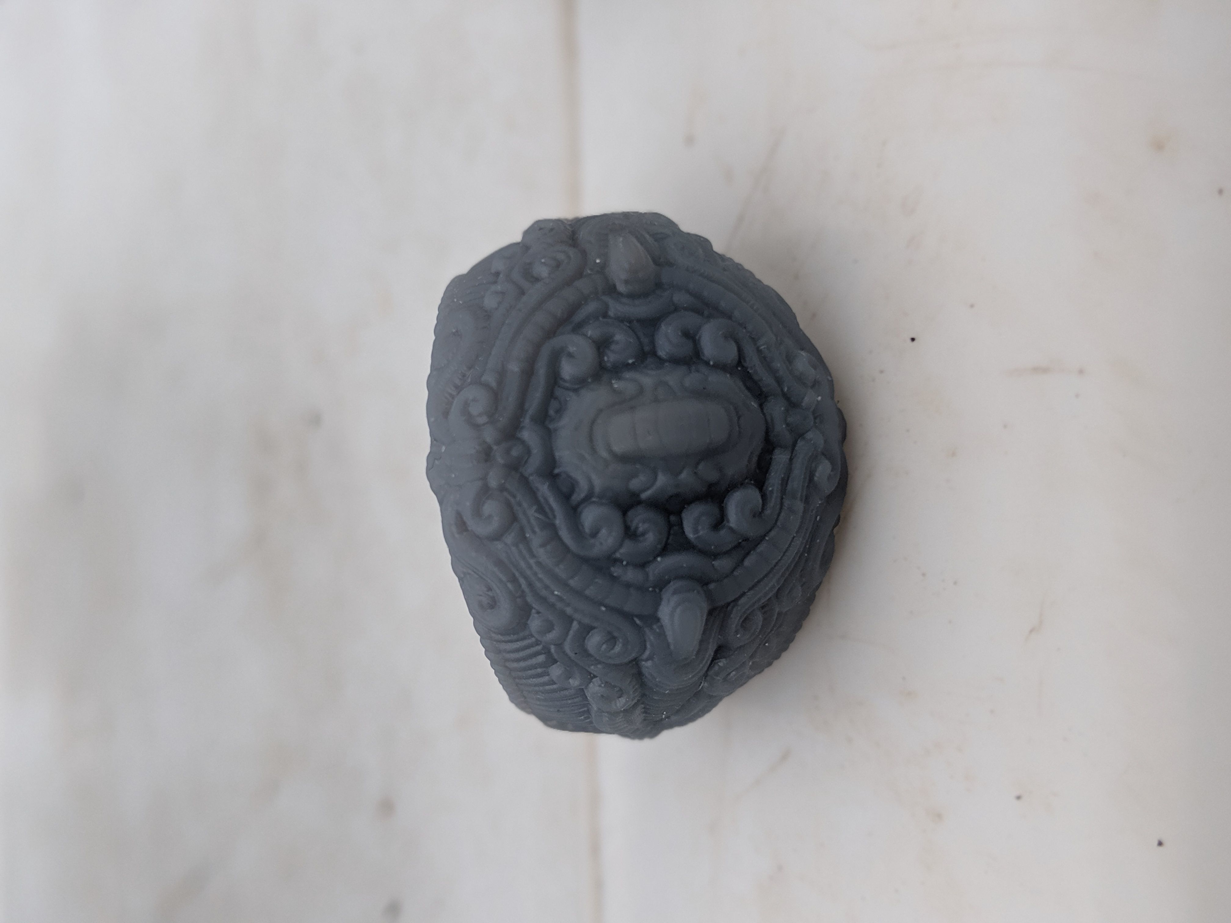 Decorative ring and wall plaque  3D print model_3