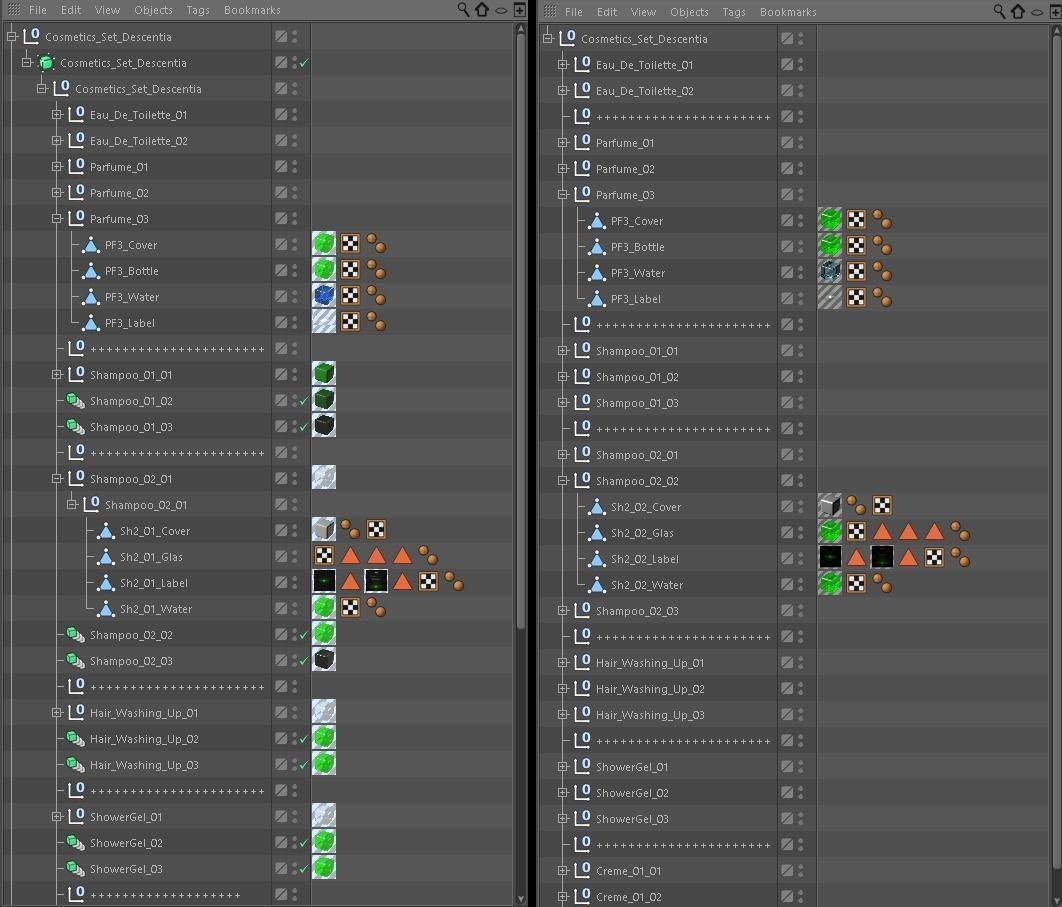 Cosmetics Set Descentia 3D model_6