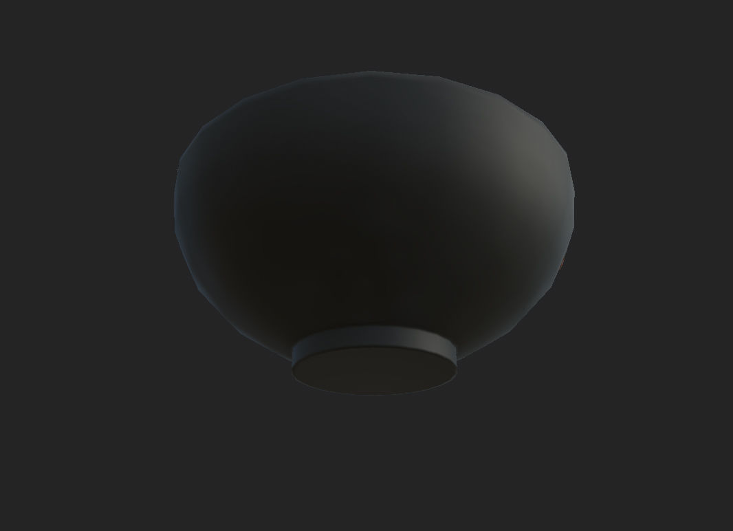 Ramen bowl with leaf 3D model_19