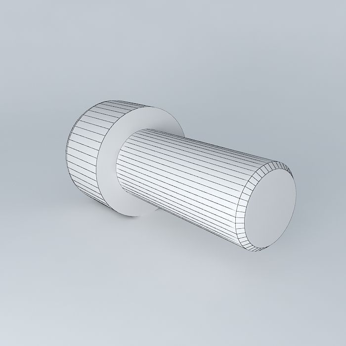 M 8 x 18 8.8 hex socket head cap screw DIN 912 Free 3D model_3