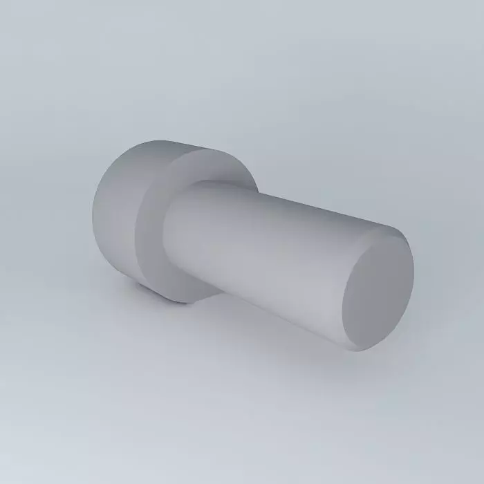 M 8 x 18 8.8 hex socket head cap screw DIN 912 Free 3D model_0