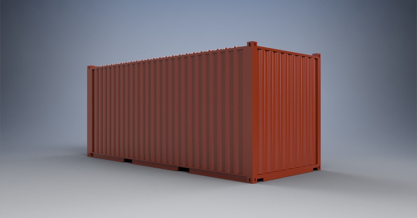 6 Meter Shipping Container Model Kit 3D print model_6