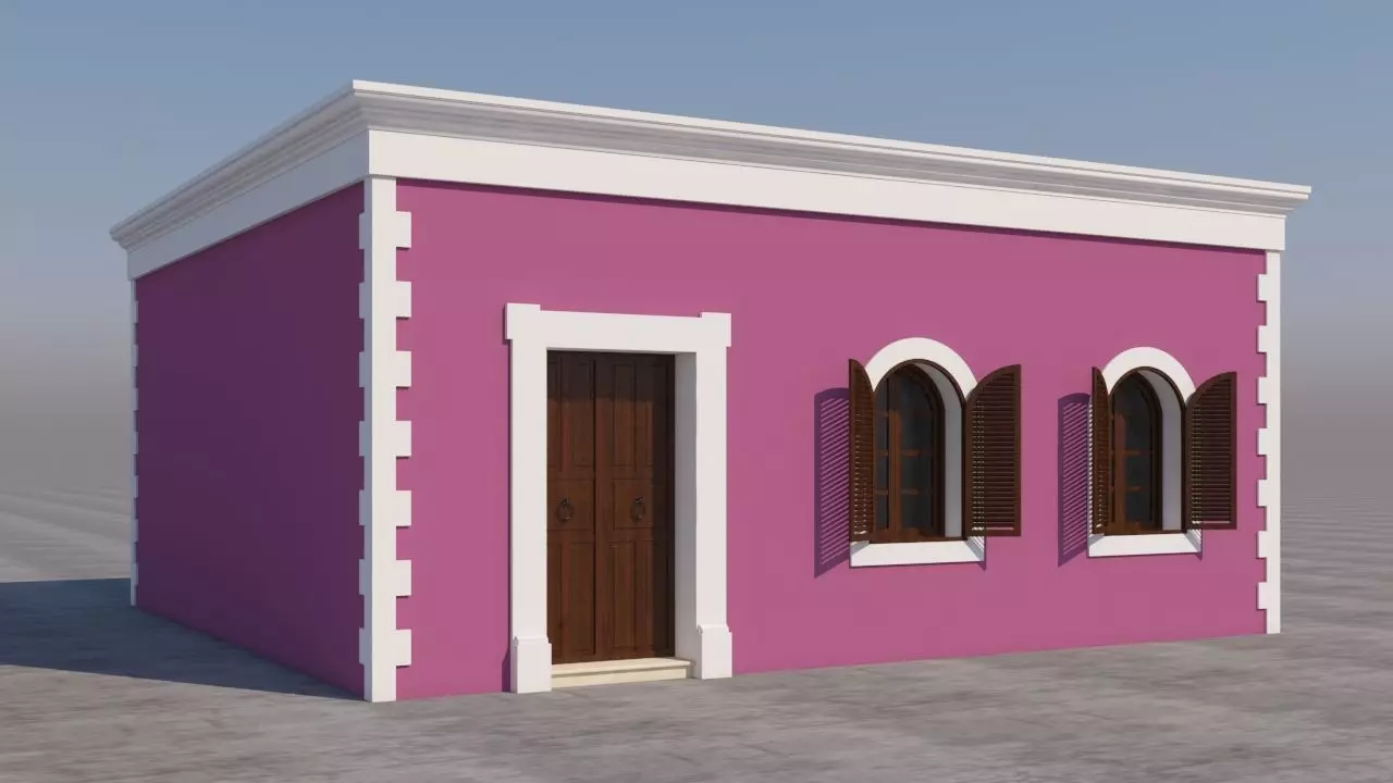 Mexican House 3D model