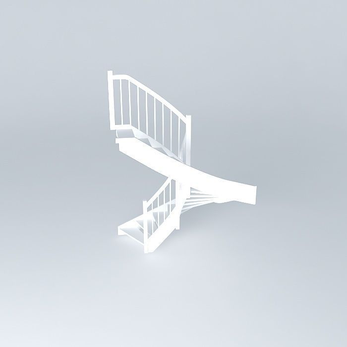 Staircase normal Free 3D model_2