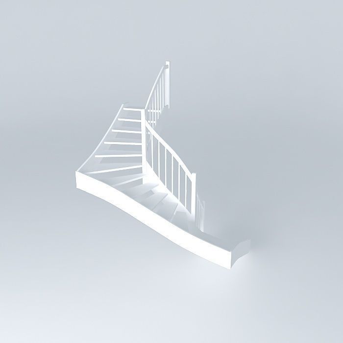 Staircase normal Free 3D model_1