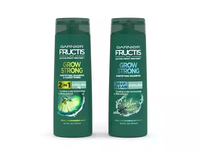 Garnier fliss shampoo 3D model