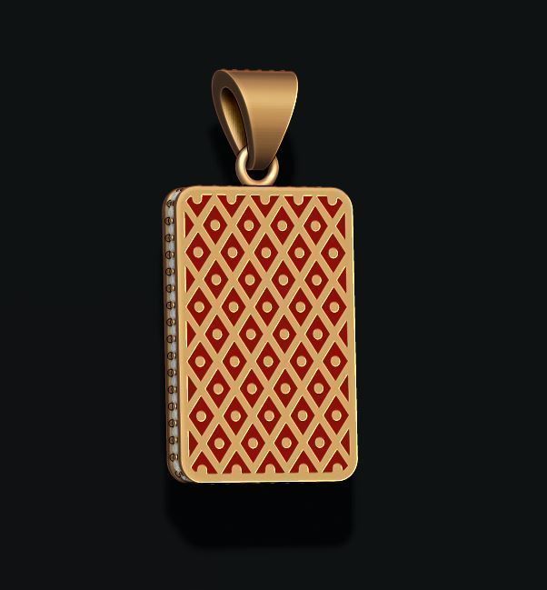 playing cards Jack pack set 3D print model_14