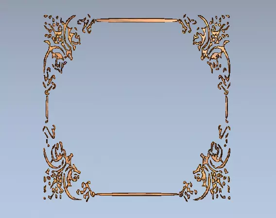 Picture frame 3D print model_0