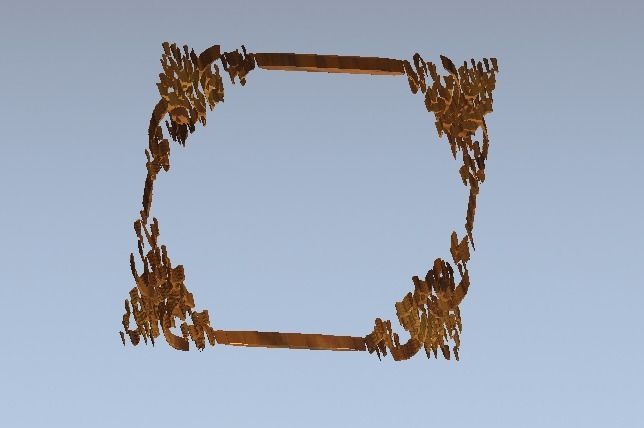 Picture frame 3D print model_4