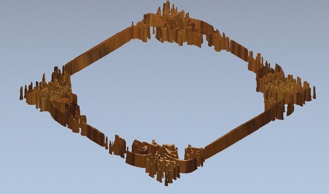 Picture frame 3D print model_1