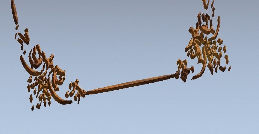 Picture frame 3D print model_3