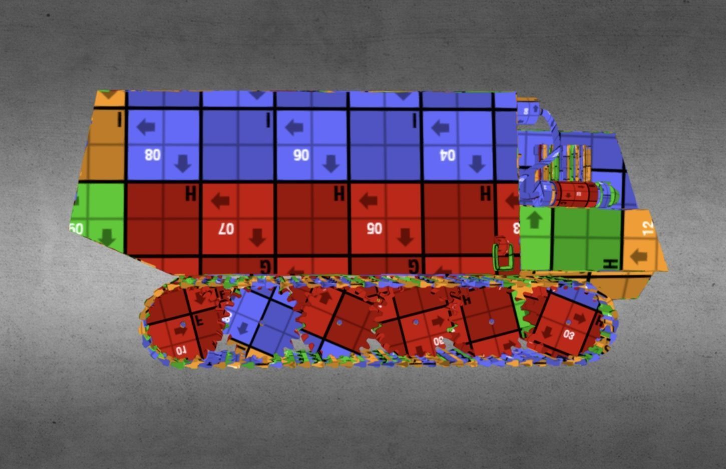 Atomic Truck 3D model_2