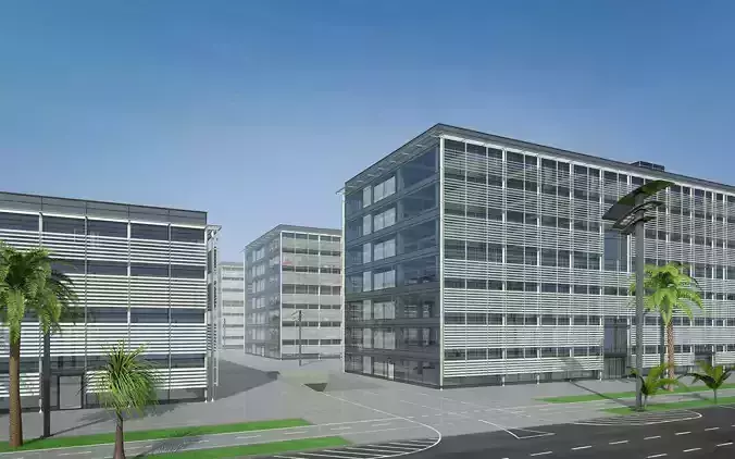 Park Avenue set I 3D model Park Avenue set I 3D model