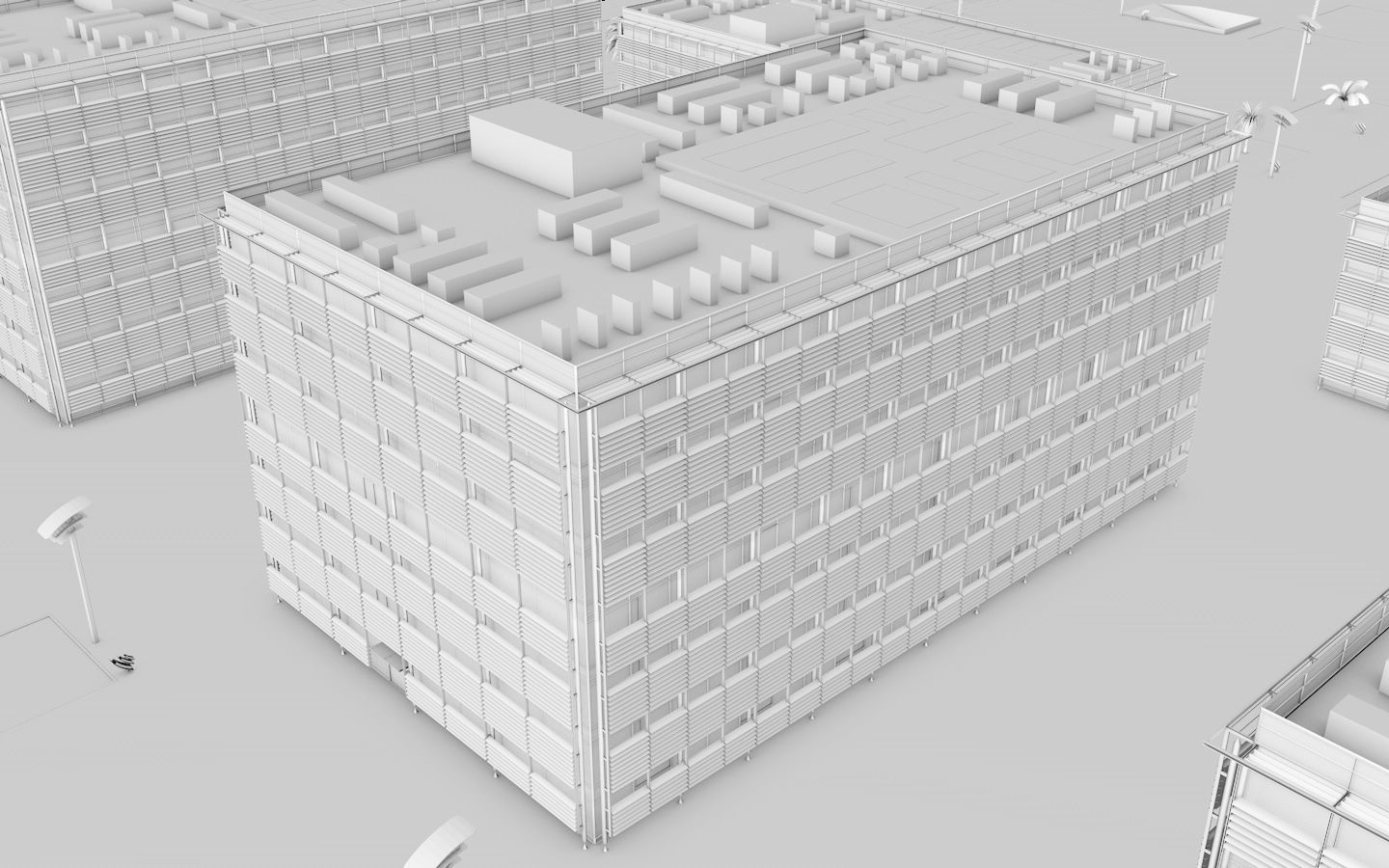 Park Avenue set I 3D model_7