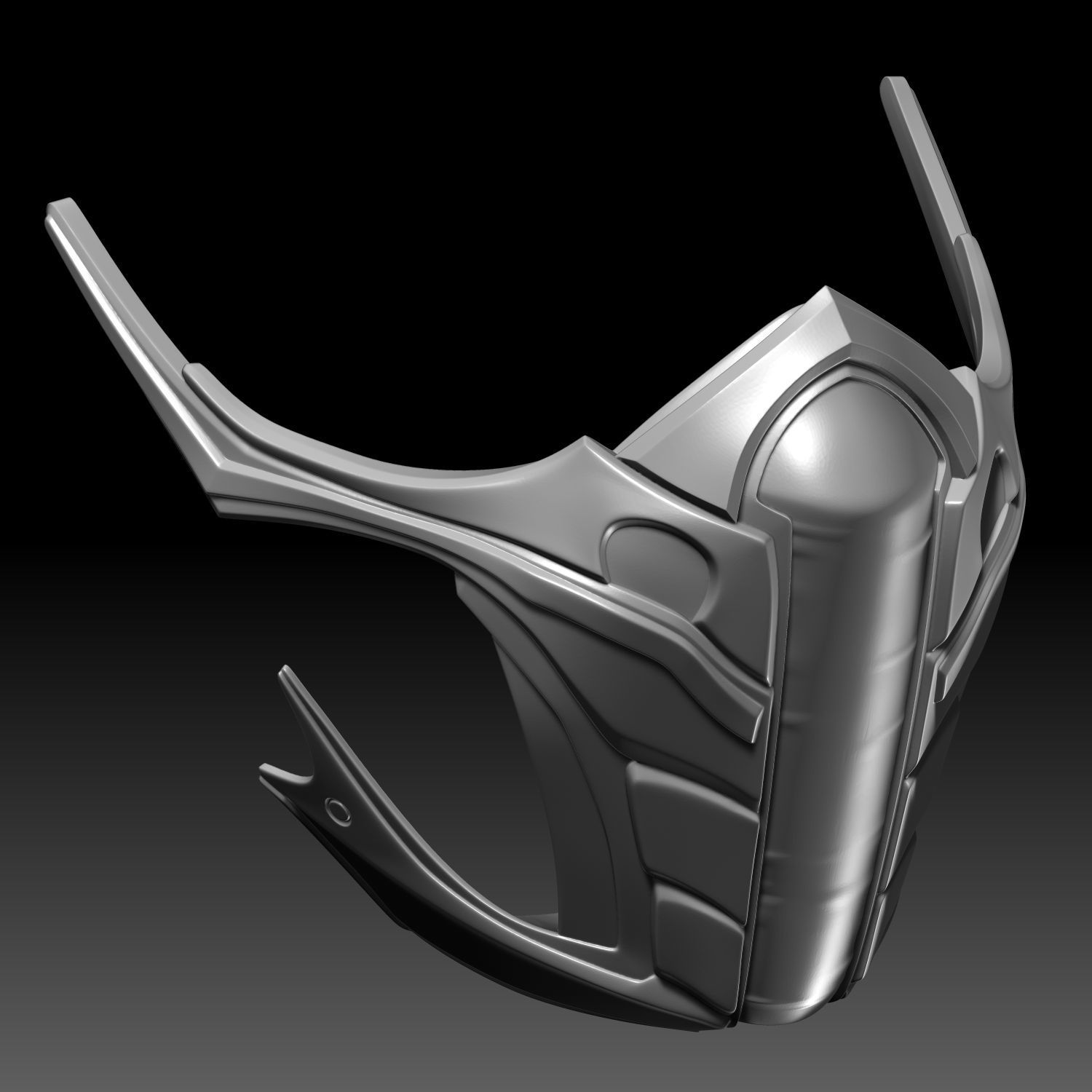 Jade Mask Mortal Kombat 11 3D Printable Model 3D print model_2
