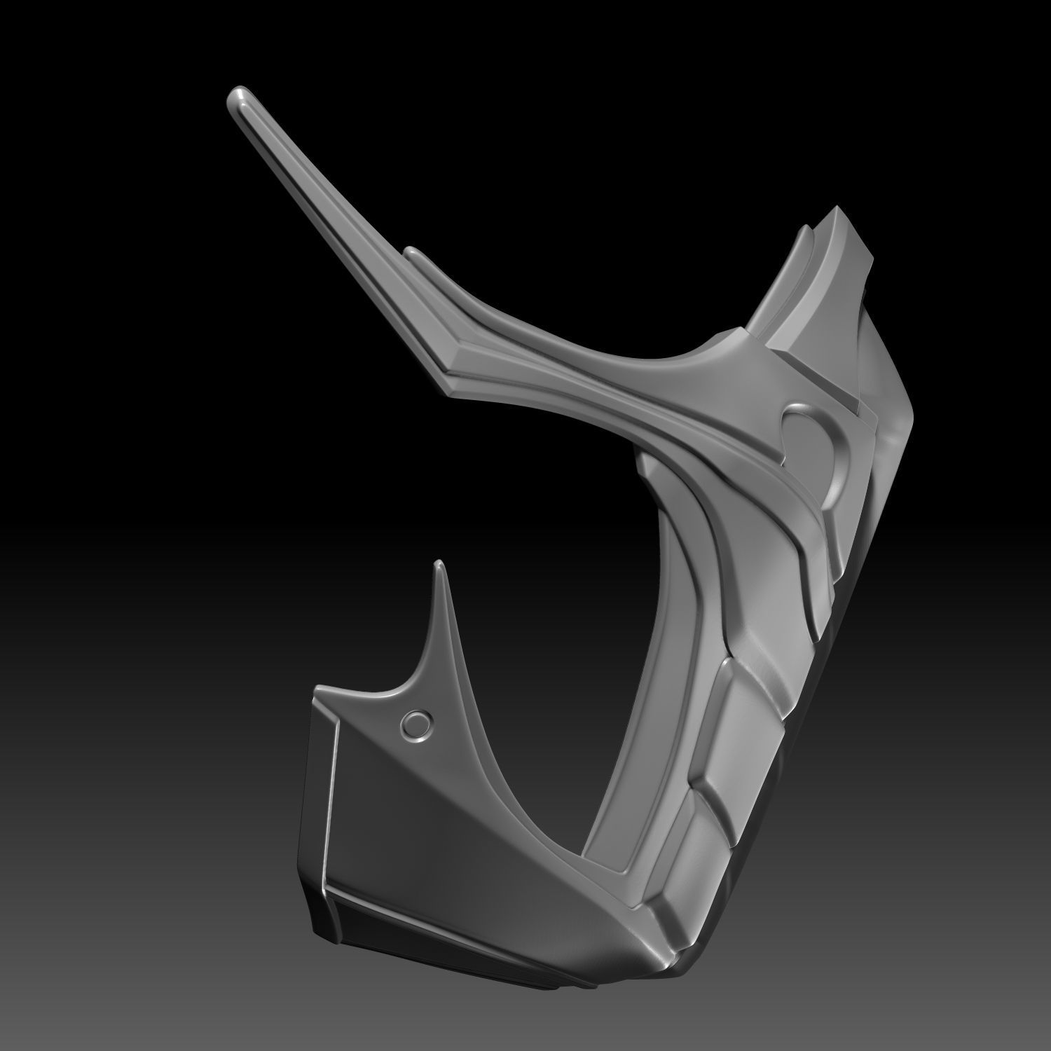 Jade Mask Mortal Kombat 11 3D Printable Model 3D print model_1