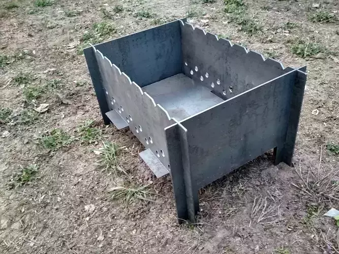 Simple barbeque-grill 3D model