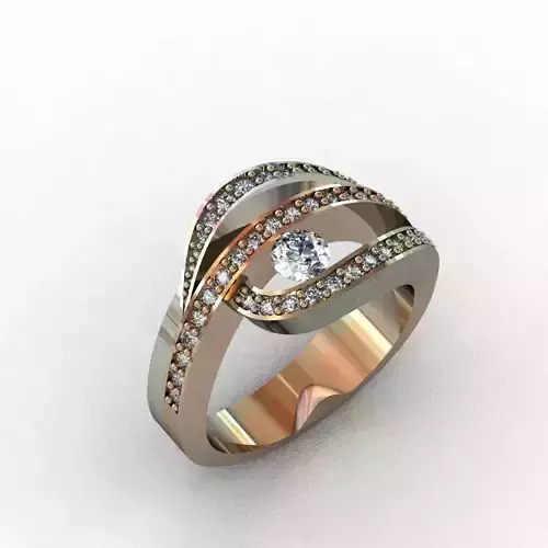 Diamond  Ring 3D print model