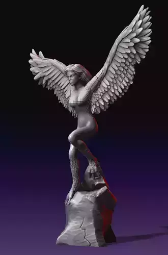 Harpy model for tabletop RPGs 3D print model