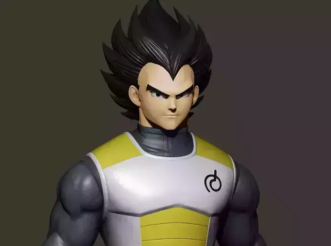 Vegeta dragon ball figure 3D print model