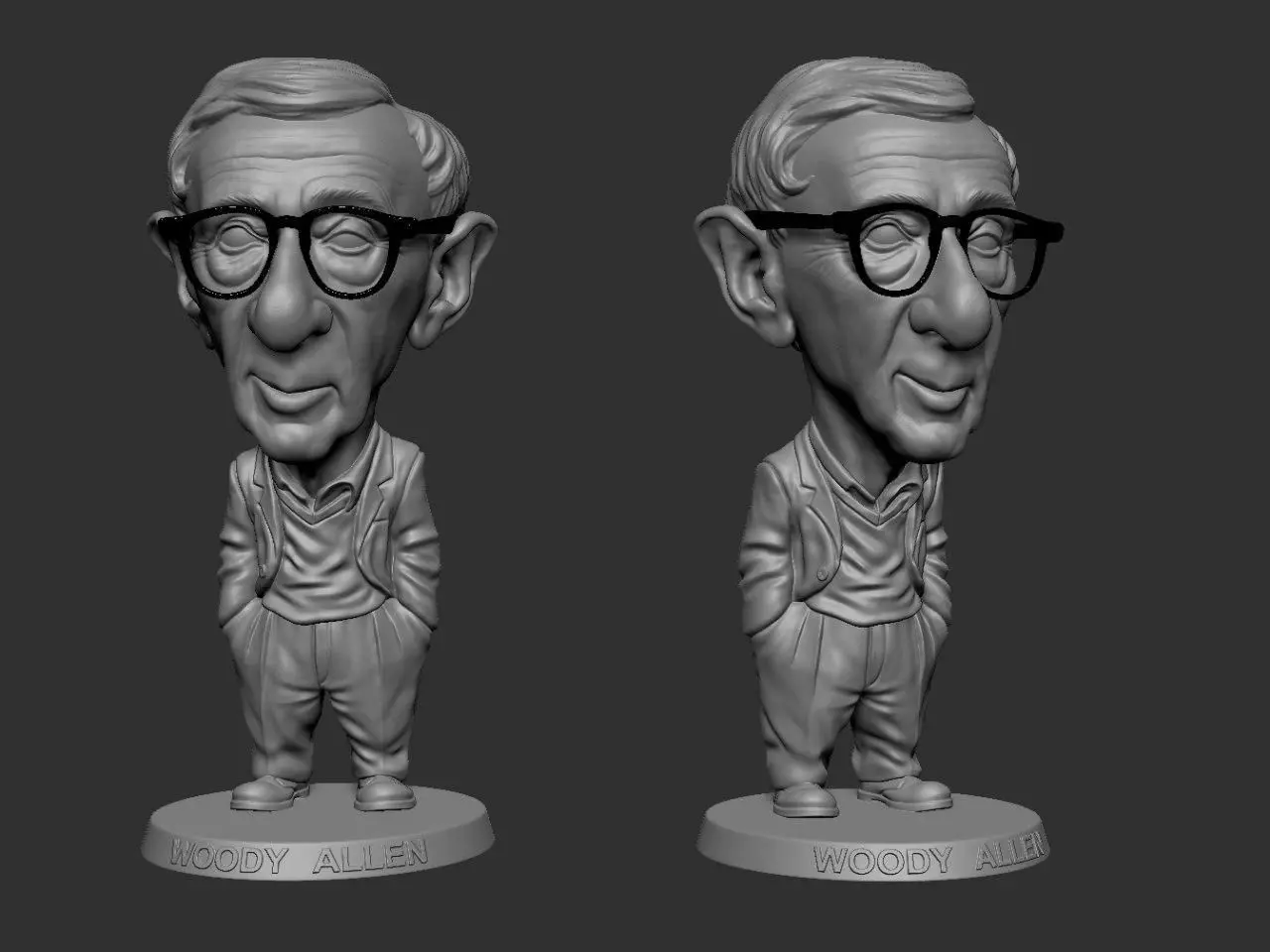 Woody Allen is Lovely 3D model