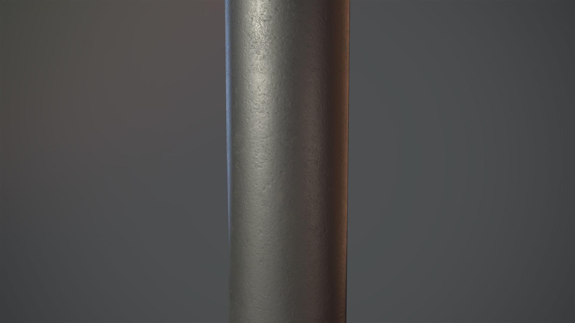 Barrier Bollard pack 3 Black v1 Low-poly 3D model_5