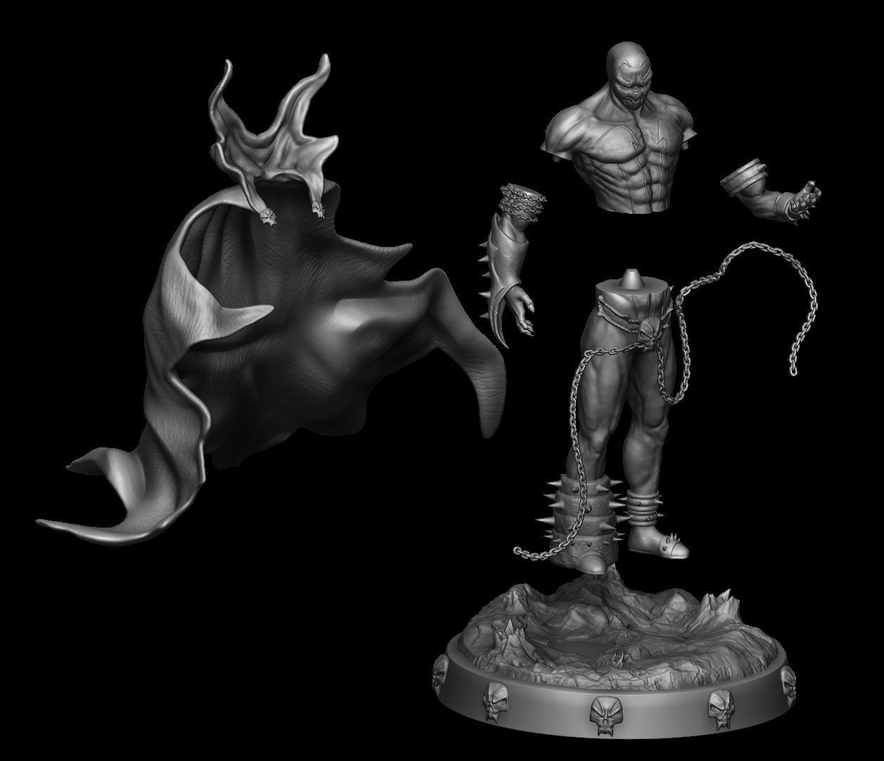 Spawn 3D print model 3D print model_4