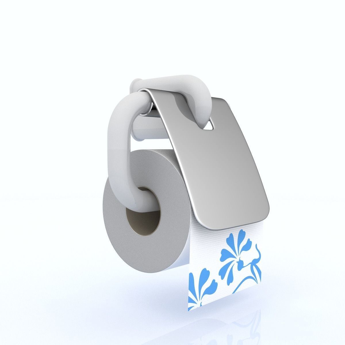 Toilet Paper 01 3D model_4