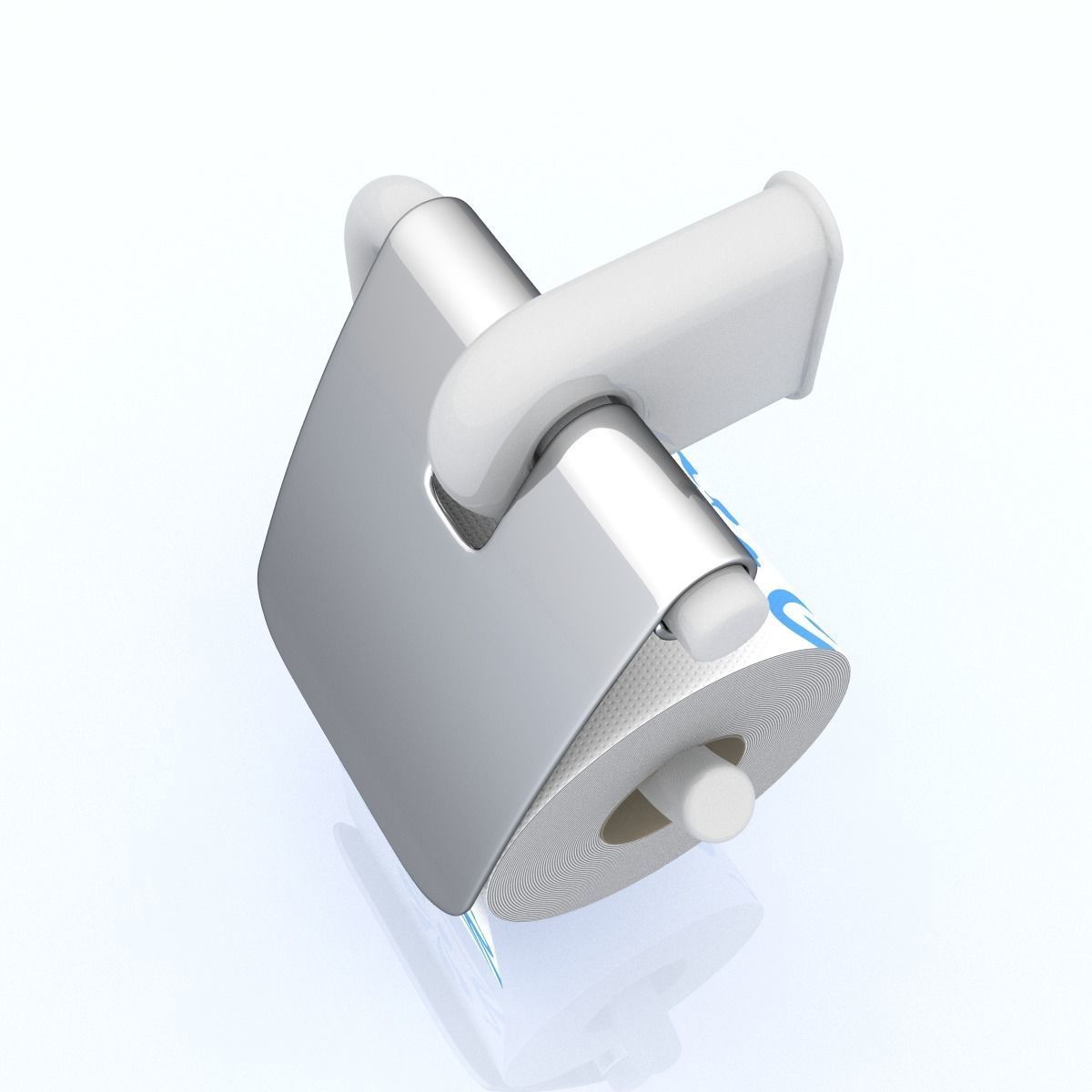 Toilet Paper 01 3D model_2