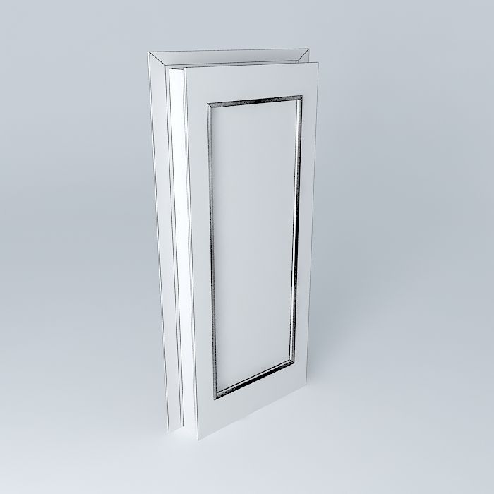 Sapele Interior Door NOTE Free 3D model_4