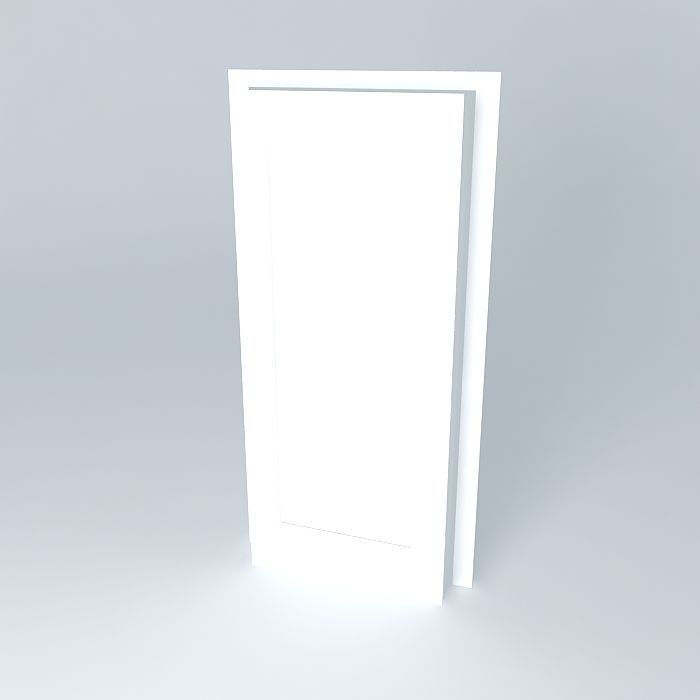 Sapele Interior Door NOTE Free 3D model_1