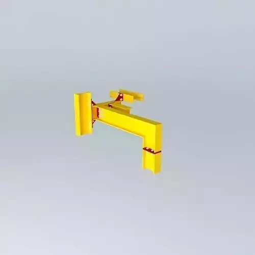 IPE 120 connection Free 3D model