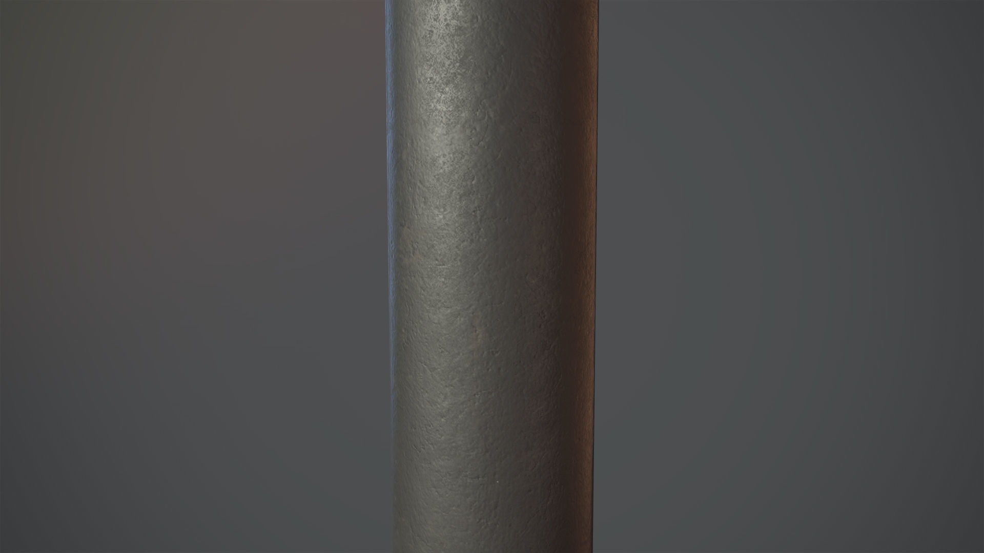 Barrier Bollard pack 3 Black v2 Low-poly 3D model_5