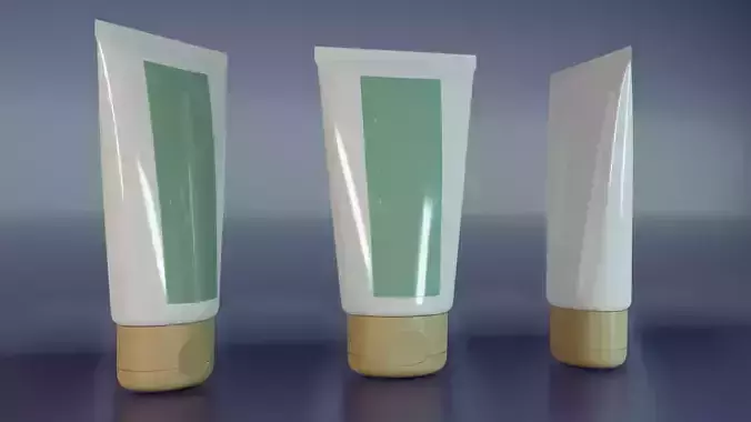 Cream Tube  3D model