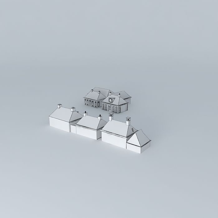 we build more and more in the langestraat Free 3D model_4