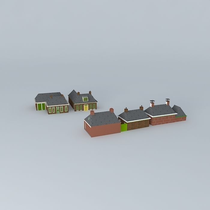 we build more and more in the langestraat Free 3D model_2