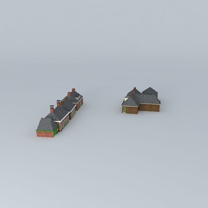 we build more and more in the langestraat Free 3D model_1