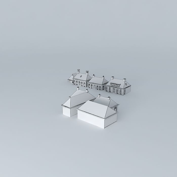 we build more and more in the langestraat Free 3D model_3