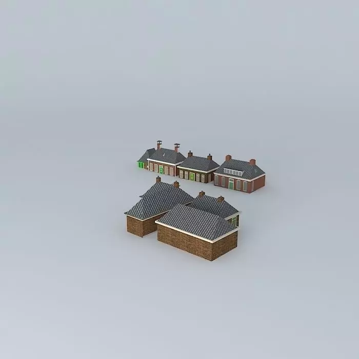 we build more and more in the langestraat Free 3D model_0