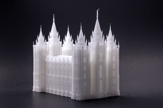 Salt Lake City Temple 3D print model