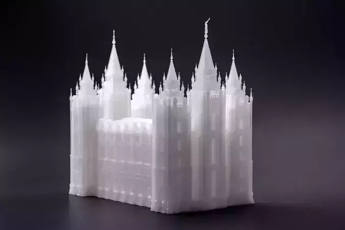 Salt Lake City Temple 3D print model