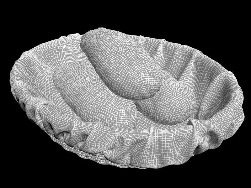 Realistic Bread 3D Modeling 3D model_3