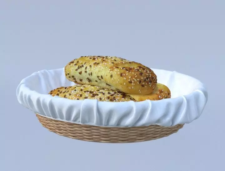 Realistic Bread 3D Modeling 3D model_0