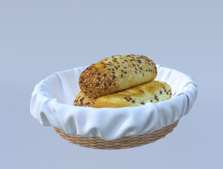 Realistic Bread 3D Modeling 3D model_1