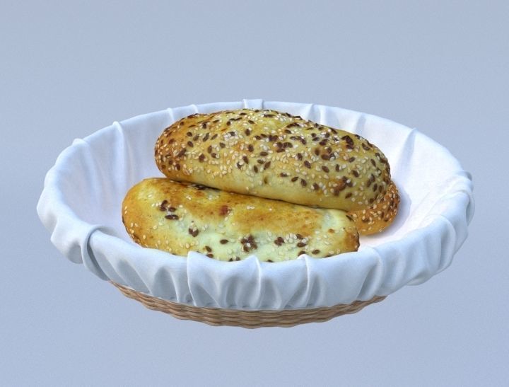 Realistic Bread 3D Modeling 3D model_2