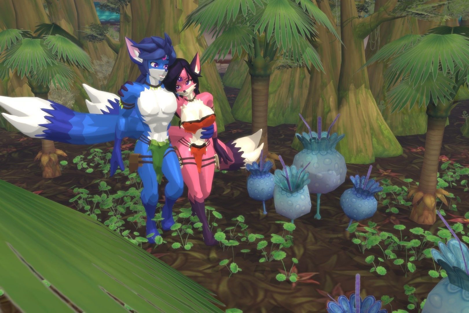 Acheron Kitsune Clean Low-poly 3D model_3